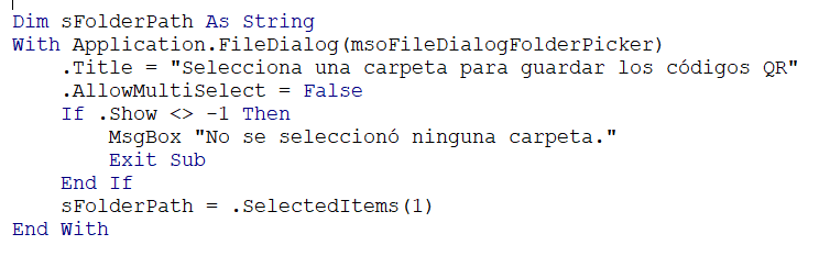 Codigo vba de funcion de codigo qr